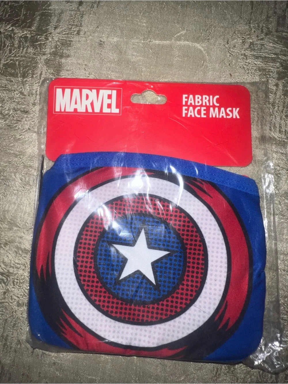 Marvel Fabric Face Mask Bundle Hulk Iron Man Captain America NWT
